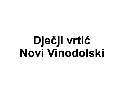 Dječji Vrtić Novi Vinodolski